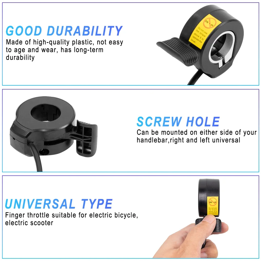 Ebike Thumb Throttle 130X for  - огляд і ціна Mid Drive Conversion Kit 1000W